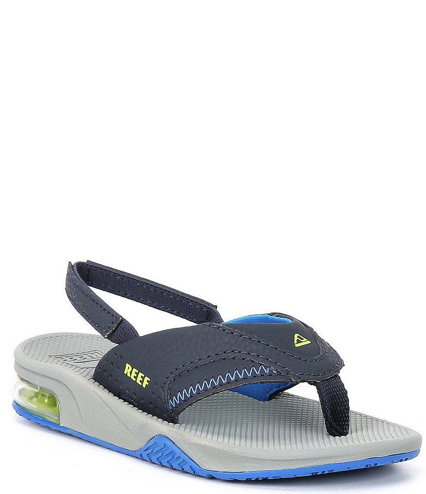 Reef Boys' Fanning Water Friendly Flip Flops (Toddler)