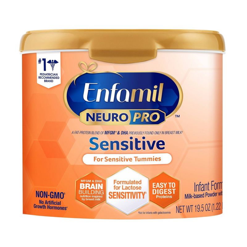 Enfamil NeuroPro Sensitive Non-GMO Infant Formula Powder - 19.5oz