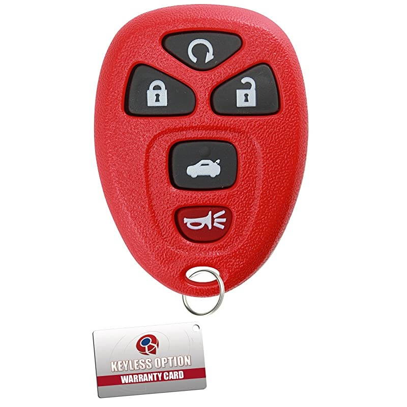 Keyless Entry Remote Start Control Car Key Fob Replacement for 22733524Red