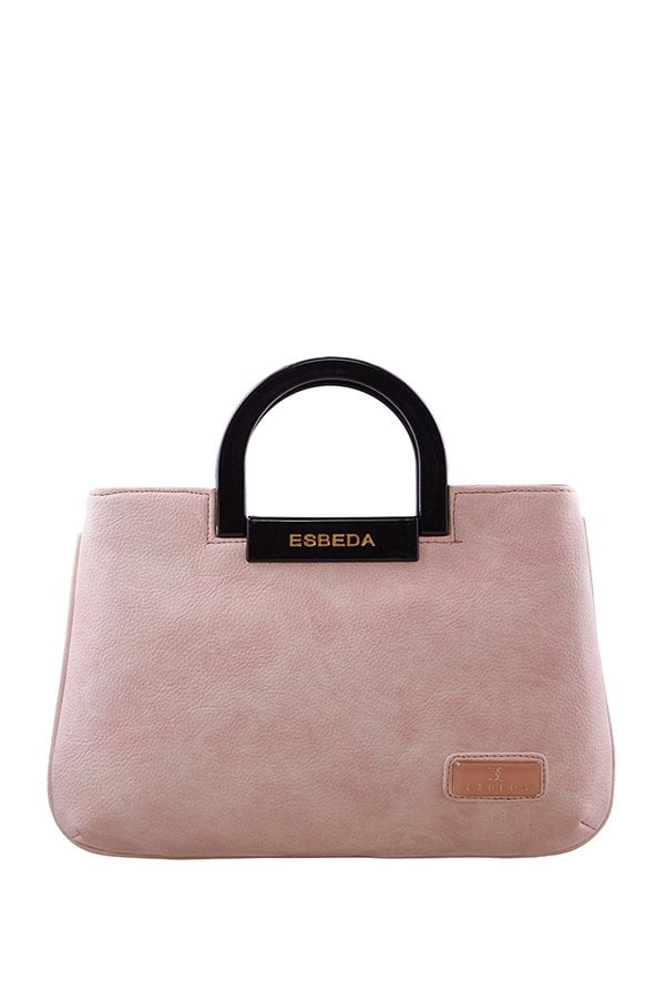 Esbeda Light Pink Distressed Medium Handbag