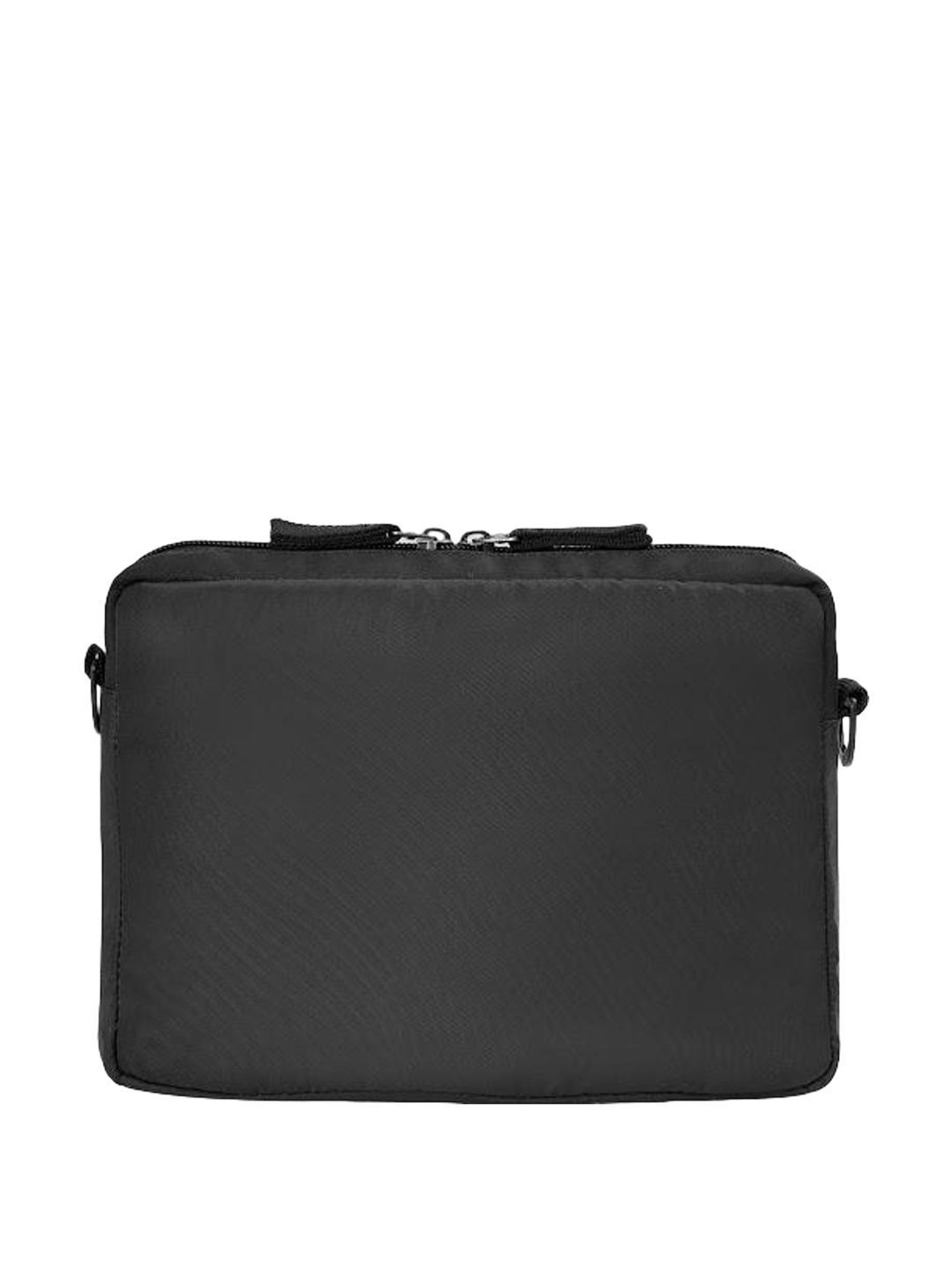 Aeropostale Aaron Black Polyester Solid Cross Body Bag