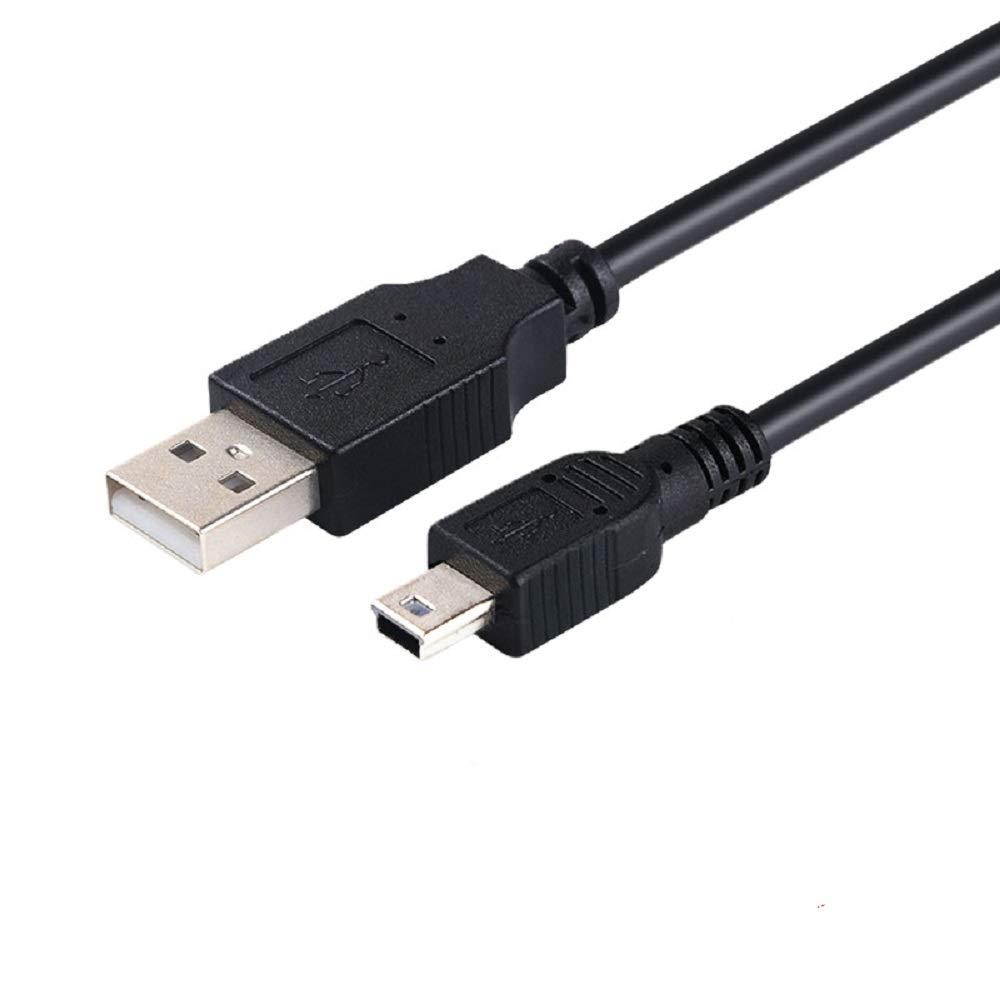 USB Data Charger Cable Cord Compatible Texas Instruments TI-Nspire CX and TI-Nspire CX CAS, TI 84 Plus C Silver Edition and TI 84 Plus CE Graphing Calculators Charging Cord