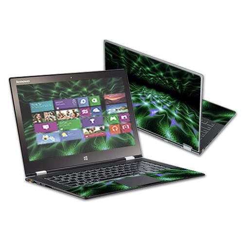 Skin Decal Wrap for Lenovo IdeaPad Yoga 2 Pro 13.3" Touch Green Waves