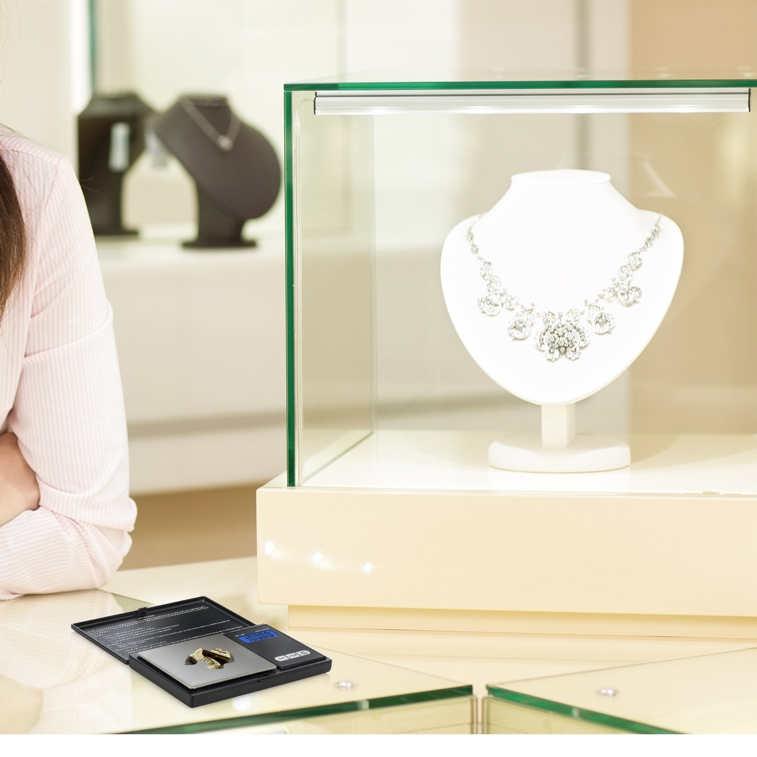 Smart Weigh SWS600 Elite Pocket Sized Digital Gram Scale 600 x 0.1 Grams, Black