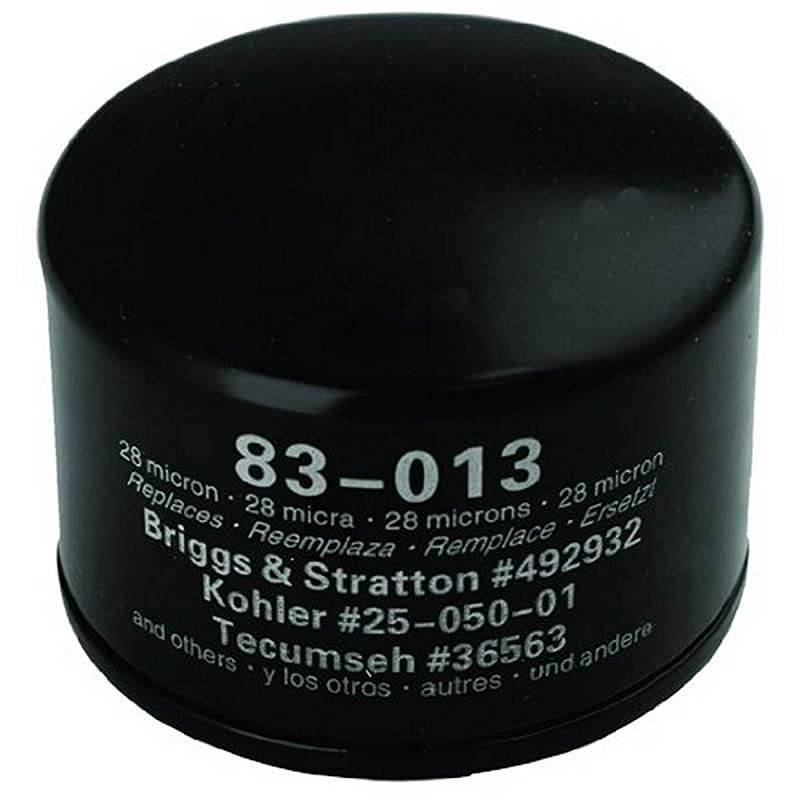 83013 Oil Filter Replaces Briggs amp Stratton 492932S Kohler 28 050 01S Kawasaki 490657007