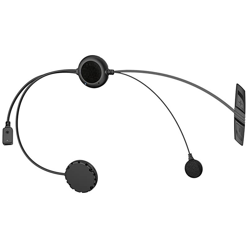 3S Bluetooth Headset and Intercom for Scooters and Motorcycles (Full Face Helmet Kit) - 3S-W,Multi