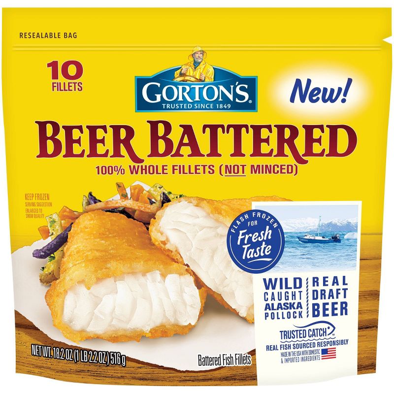 Gorton's Beer Battered Fish Fillets - Frozen - 18.2oz