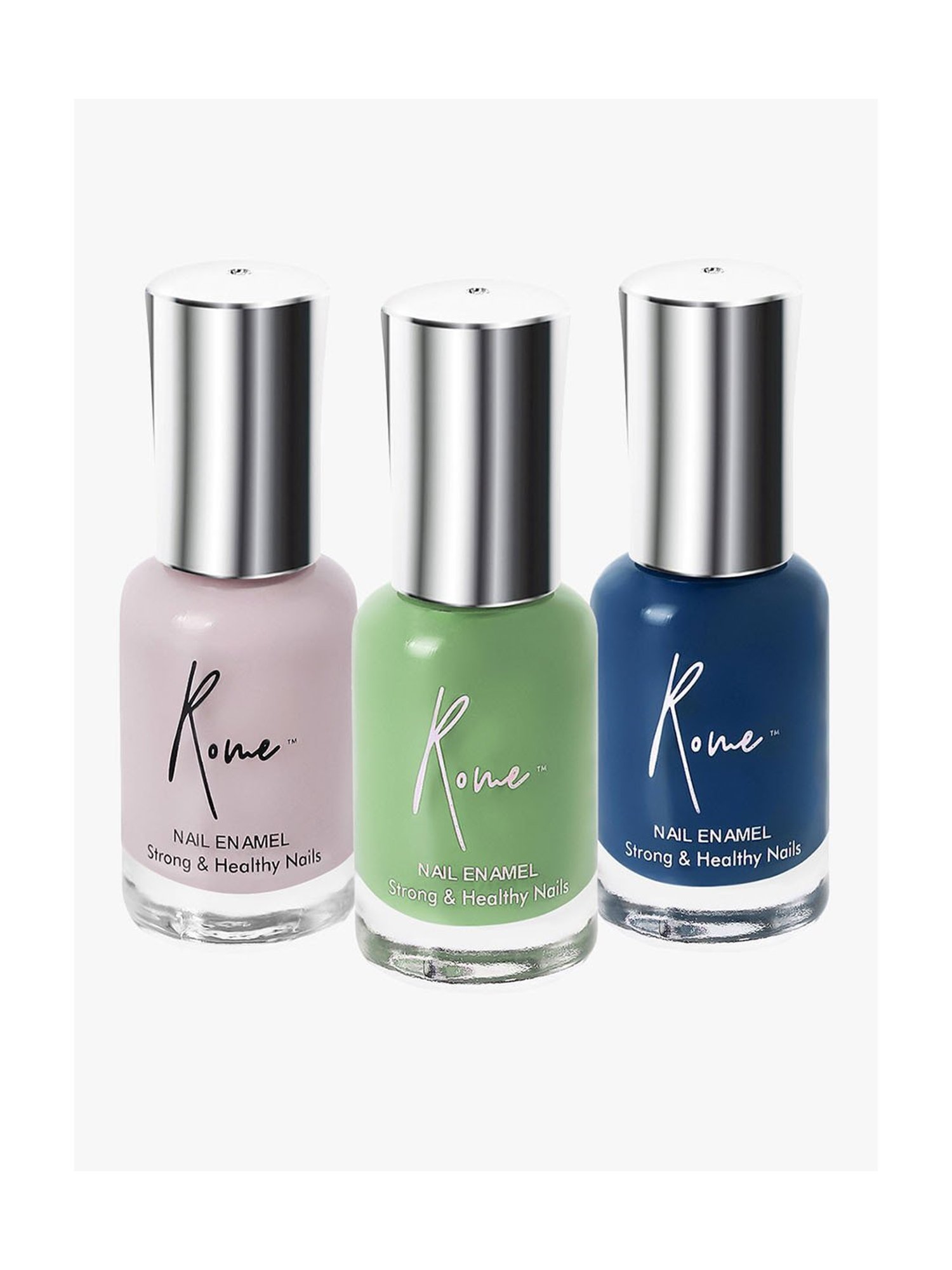 Rome Strong and Healthy Nail Enamel, Set of 3