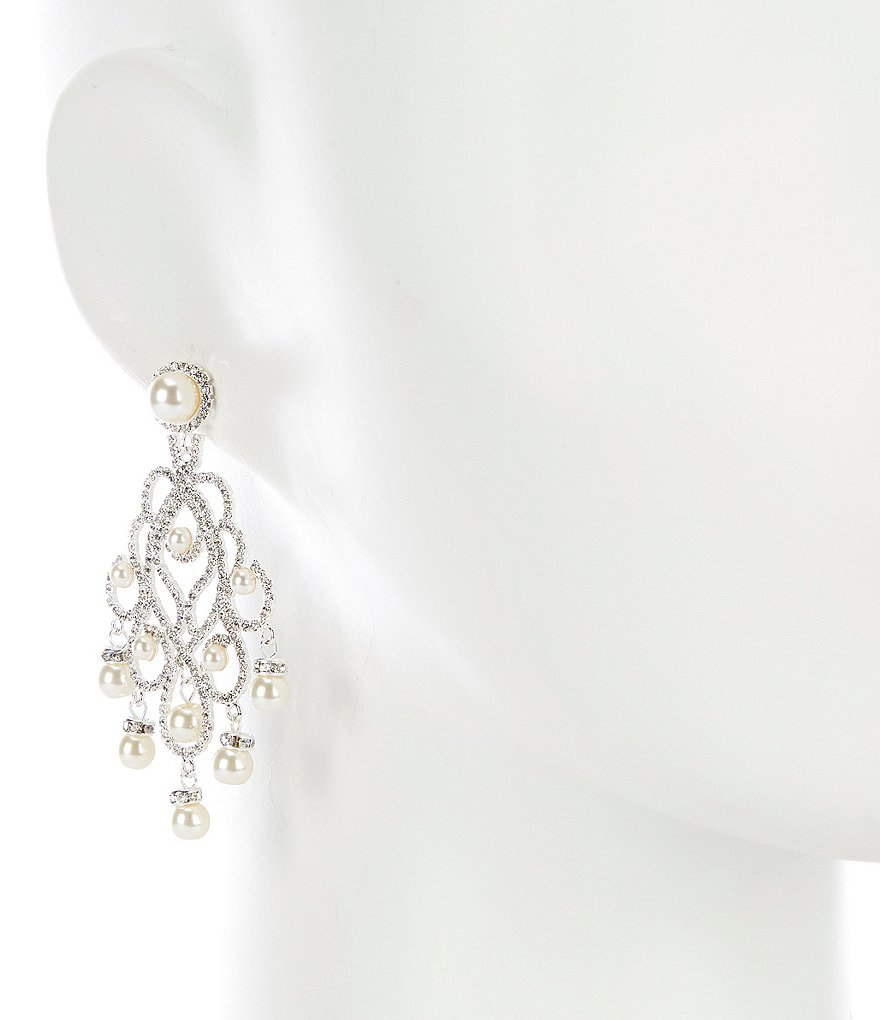 Cezanne Pearl Drops Chandelier Earrings