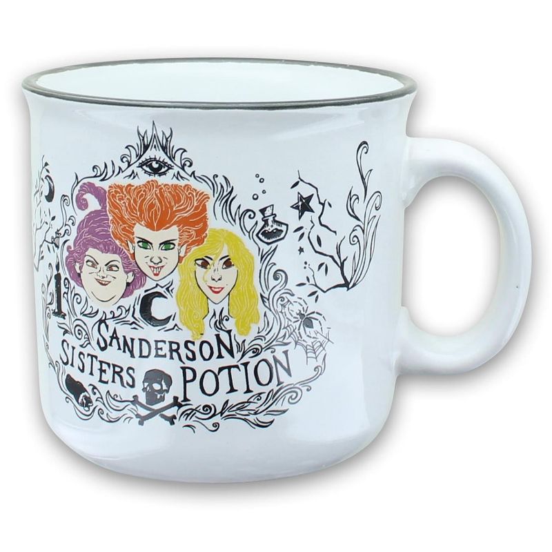 Silver Buffalo Hocus Pocus Sisters 20oz Ceramic Camper Mug