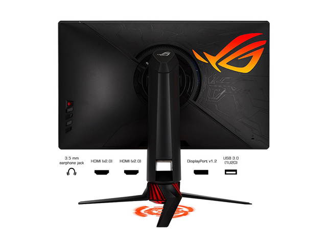 ASUS ROG Strix XG279Q 27" WQHD 2560 x 1440 (2K) 1ms (GTG) 170Hz (Overclocking) 2 x HDMI, DisplayPort G-Sync Compatible Built-in Speakers DisplayHDR 400 Frameless Design LED Backlit IPS Gaming Monitor