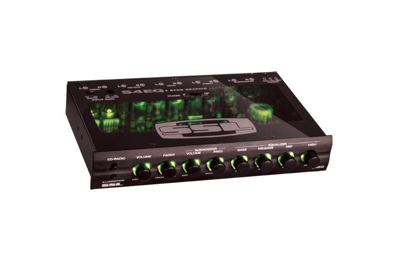 Soundstorm S4EQ 4 Band Pre Amp Graphic Stereo Equalizer with Bass Knob and SX310 2 Way Electronic Crossover with Remote Car Audio Package