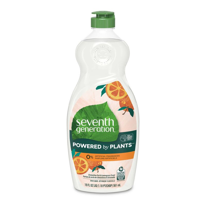 Seventh Generation Dishwash - Lemongrass & Clementine - 19 fl oz