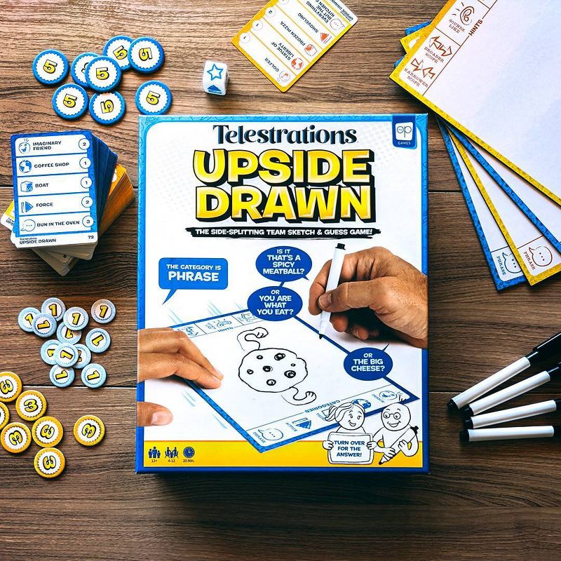 Telestrations Upside Drawn Game
