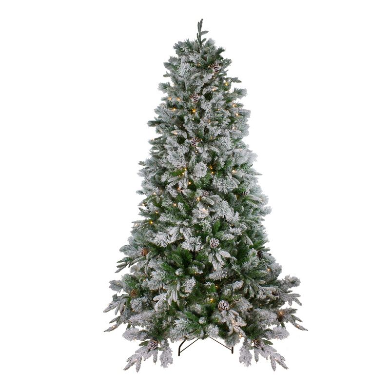 Best Choice Products 7.5ft Premium Hinged Fir Pencil Artificial Christmas Tree w/ Foldable Stand, Easy Assembly