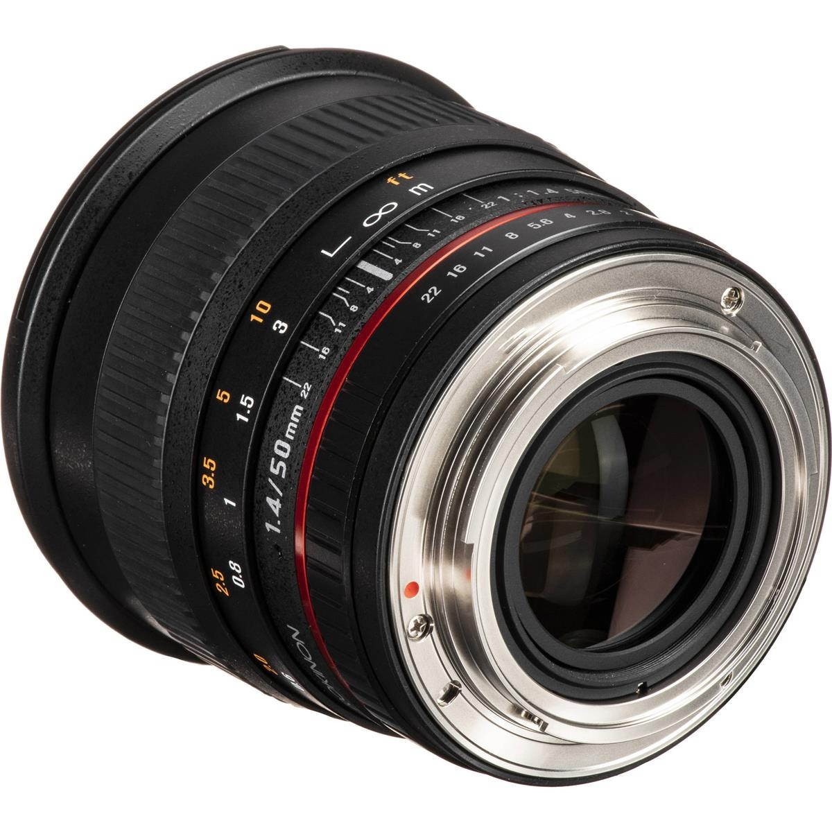Rokinon 50mm F1.4 Lens for Canon EF Mount #50M-C
