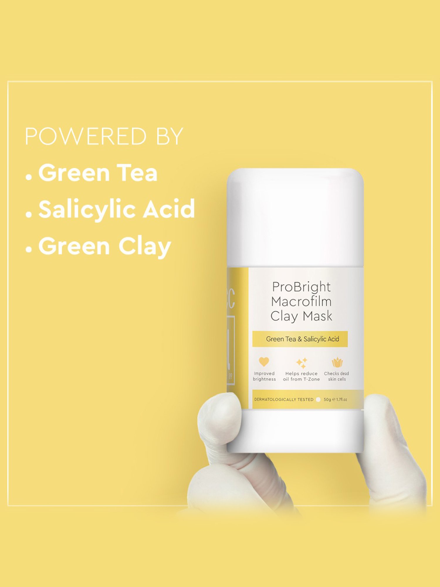 VLCC Clinic ProBright Macrofilm Clay Mask - 50 gm