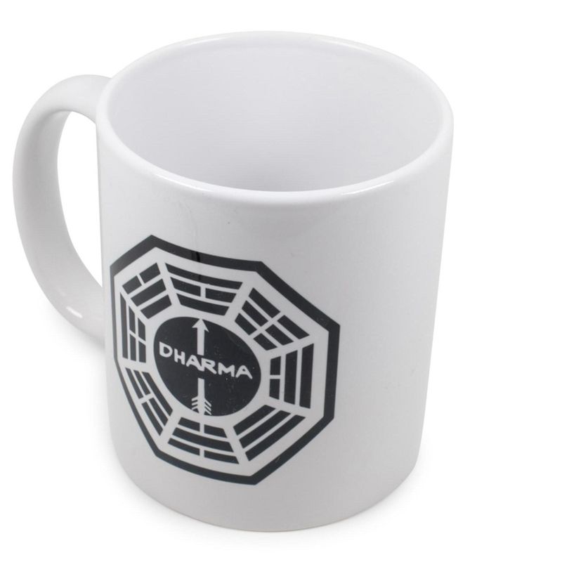 Surreal Entertainment Lost DHARMA Initiative Logo Ceramic Mug | Holds 11 Ounces