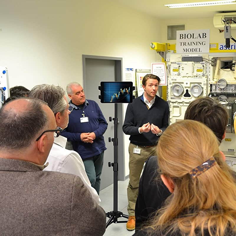 Tripod Mount stand tripodPhone Floor Stand Height Adjustable 20 to 67 Inch Tablet Stand for Pro 129 11 and Others Within 55129 Inch Carrying Case and Mini Stand Includeed