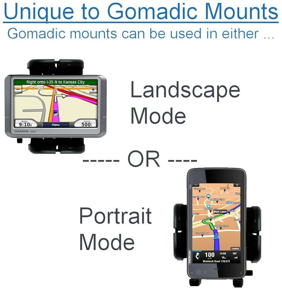 Innovative Vent Cradle Vehicle Mount Designed for The Amcor Navigation GPS 3600 3600B - Adjustable Vent Clip Holder for Most Car/Auto Vent Systems