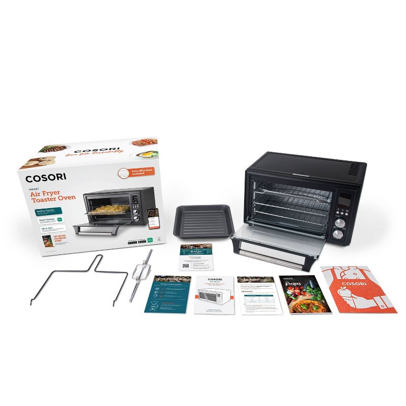 Cosori Deluxe XLS Smart Digital Air Fryer Toaster Oven with Bonus Rack