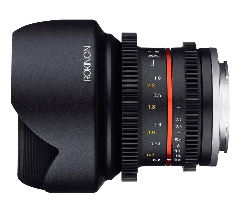 New Rokinon 12mm T2.2 Cine Ultra Wide Angle Video Lens for Fuji X