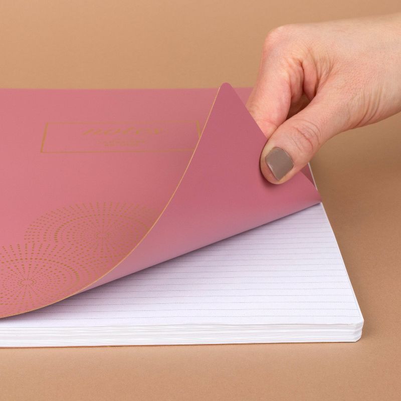 80 sheet 1 Subject Spiral Notebook Work Style Large Dark Pink - Cambridge