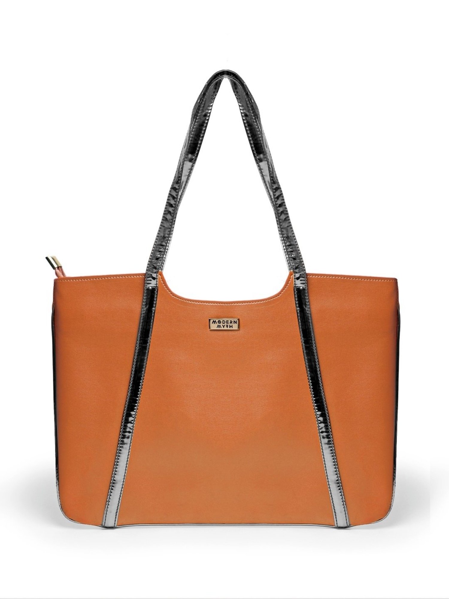 Modern Myth Trapeze Tan Large Tote Bag