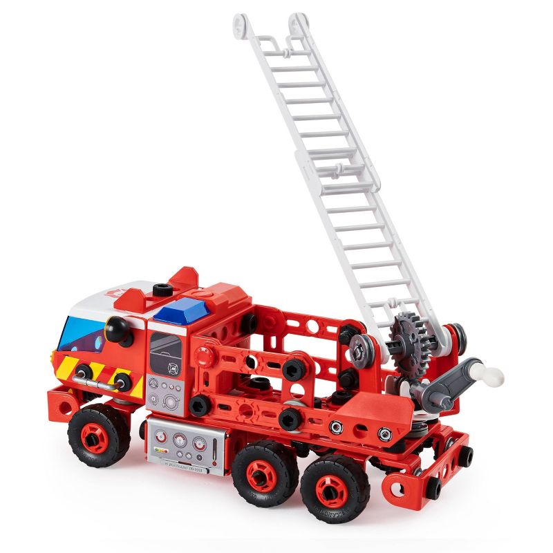 Erector by Meccano Discovery Rescue Fire Truck - Lights and Sounds STEAM Building  Kit