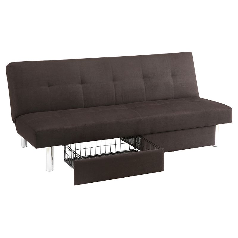 Sola Storage Futon Black - Dorel Home Products