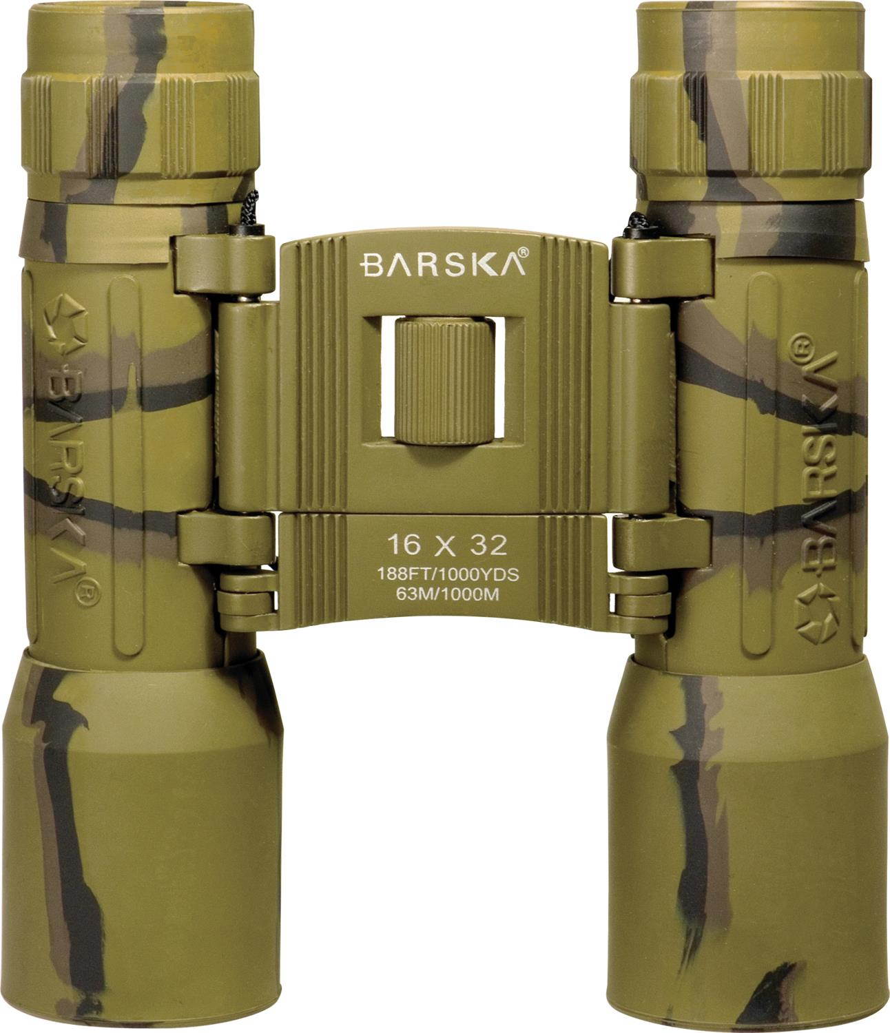 Barska AB10123 Lucid View 16x32 Clam Compact Binoculars
