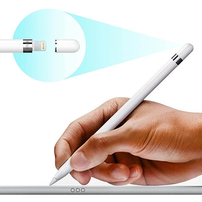 Replacement for Apple Pencil Cap iPencil Magnetic Cap for Apple Pen Stylus for iPad Pro 105 inch 129 inch 97 inch White