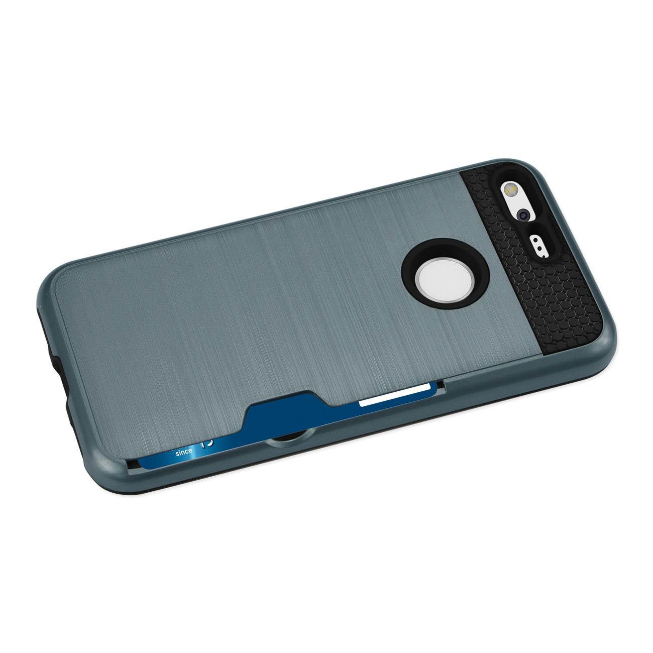 REIKO GOOGLE PIXEL HYBRID CASE WITH CARD HOLDER IN NAVY