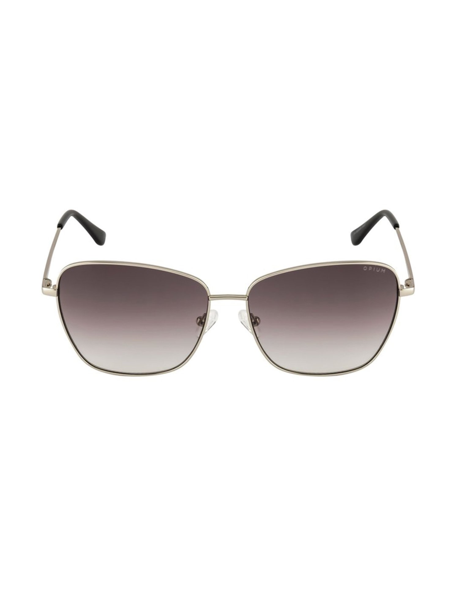 Opium Grey Beveled Sunglasses for Women