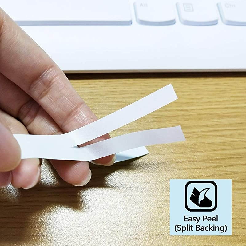 Compatible Label Tape Replacement for Brother Label Maker Tape TZe-251 TZe-151 TZe-451 TZe-651 24mm TZe Tape for P-Touch PT-D600 PT-P700 PTP750W PT2730 ( Clear, White, Yellow, Red, 4-Pack )