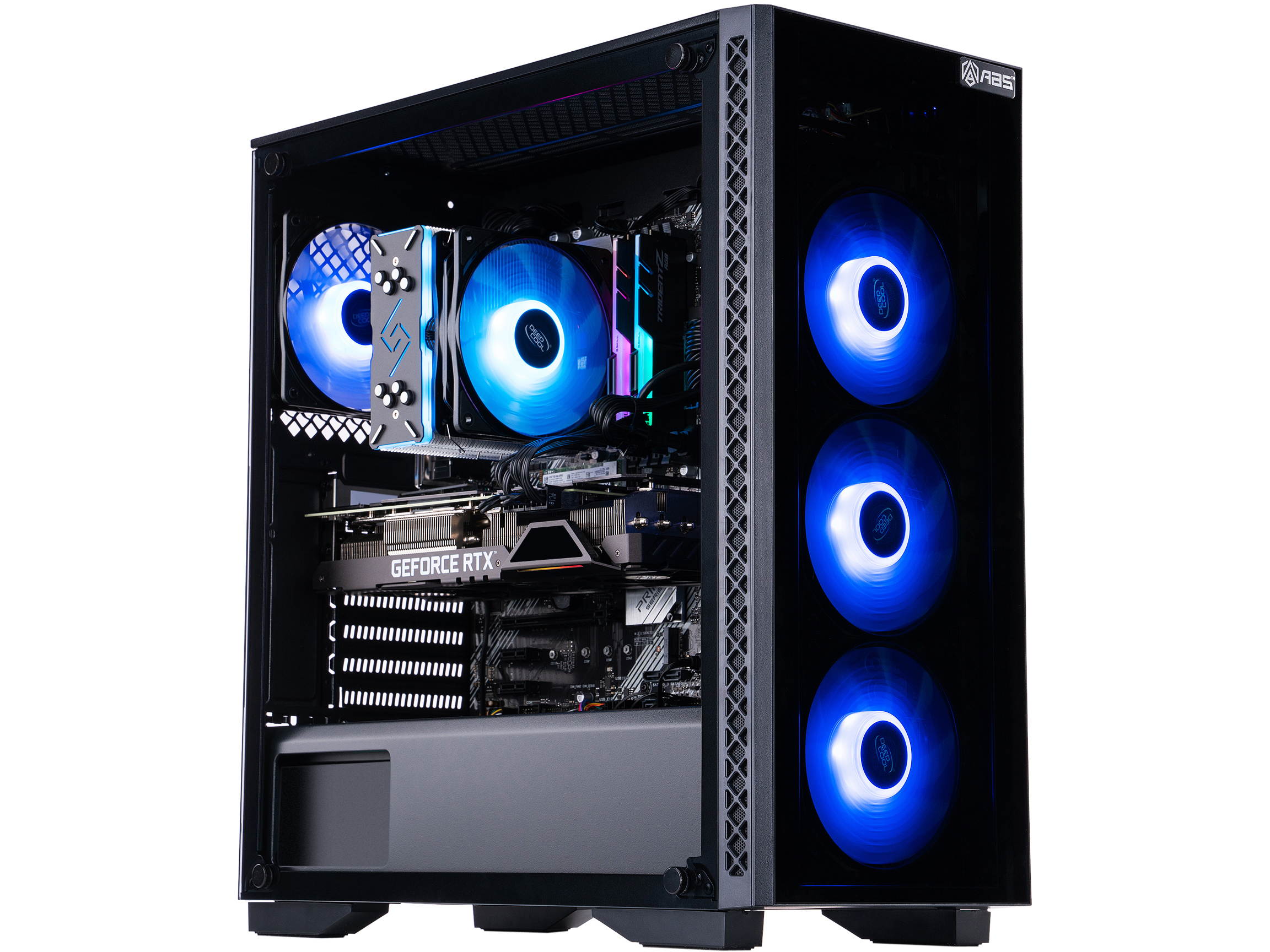 ABS Gladiator Gaming PC - Intel i5 10600K - GeForce RTX 3070 Ti 8GB - G.Skill TridentZ RGB 16GB DDR4 3200MHz - 1TB Intel M.2 NVMe SSD