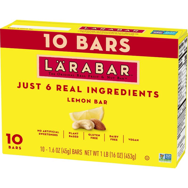 Larabar Lemon Bar Value Pack - 16oz/10ct