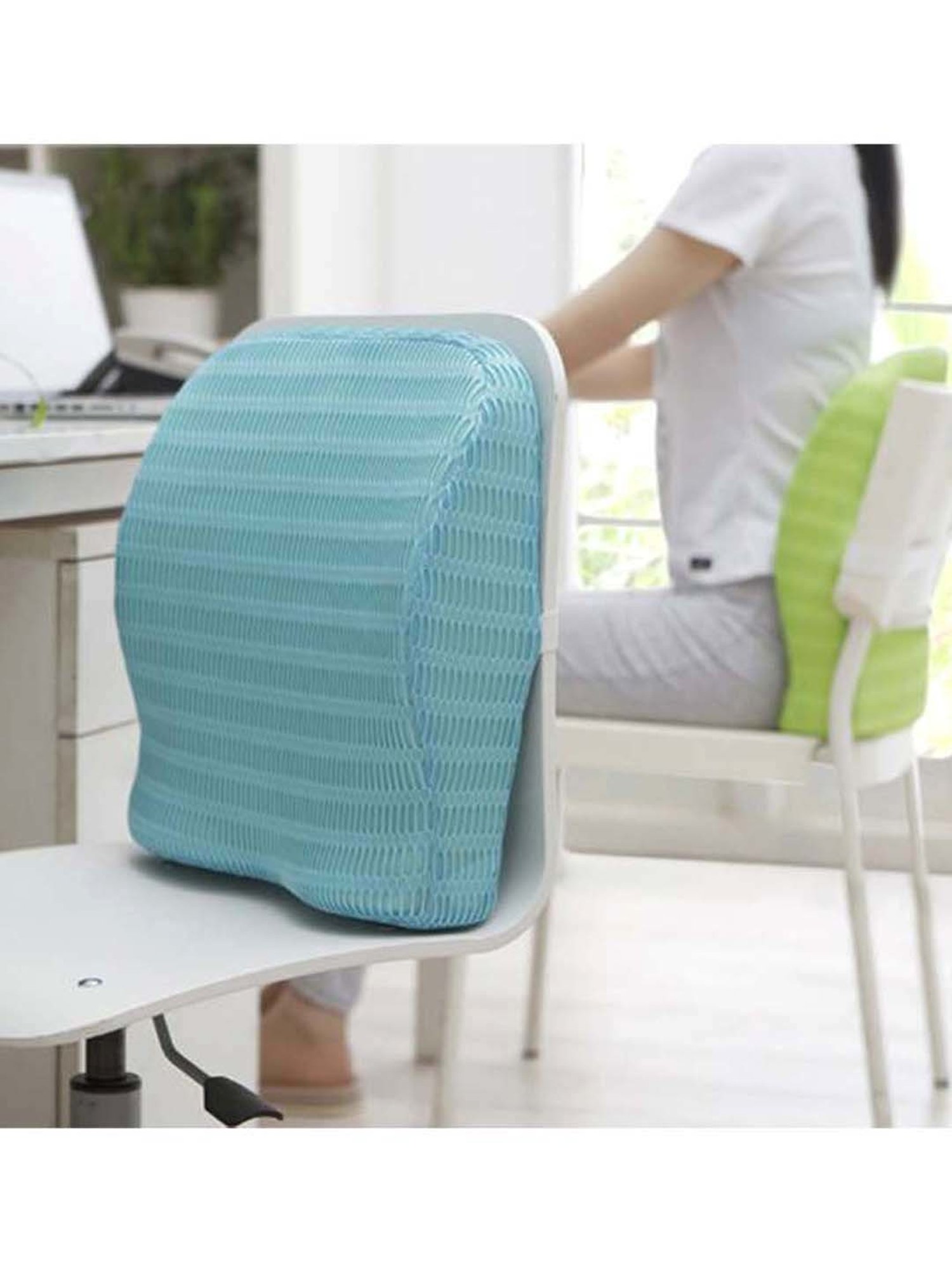 HealthSense Soft-Spot BC-21 Backrest Cushion (Ice Blue)
