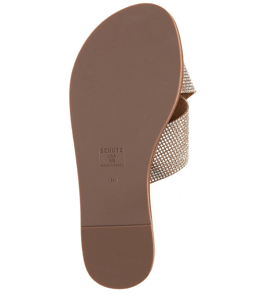 Schutz Crystalle Banded Crystal Embellished Sandals