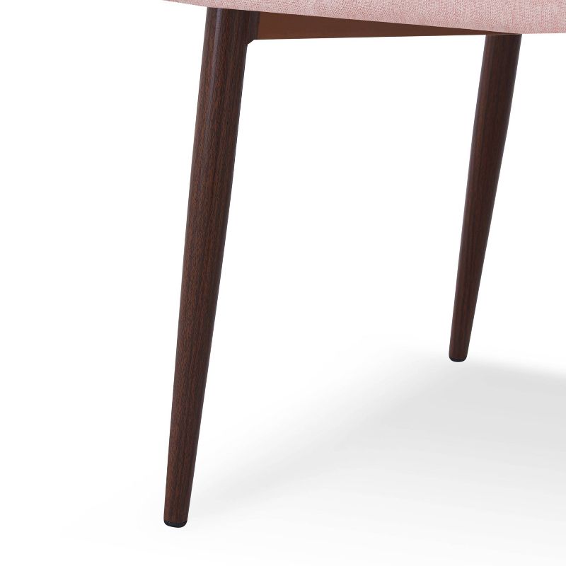 Set of 2 Roman Mid Century Dining Chair Pink - Poly & Bark