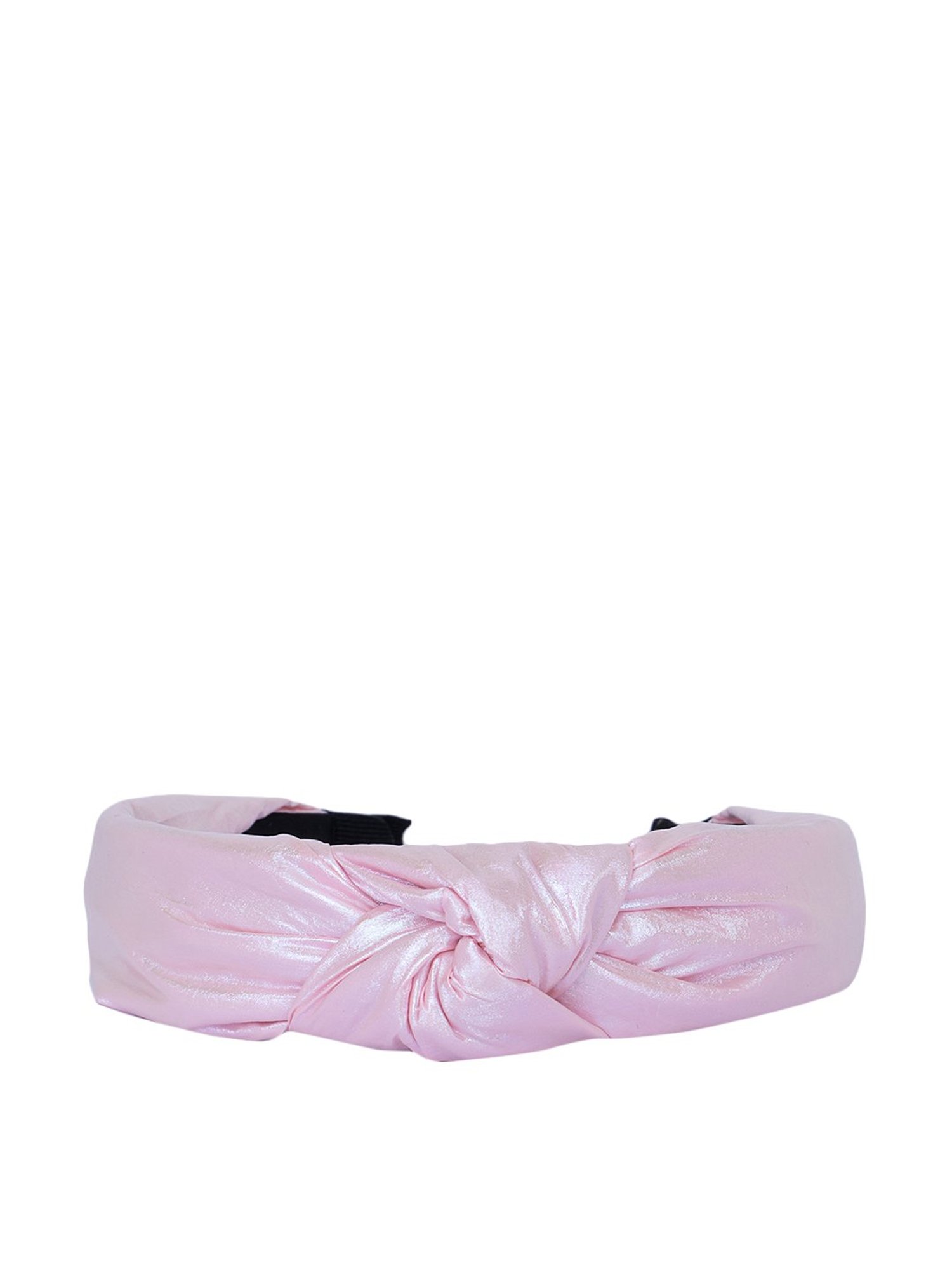 Kazo Pink Solid Metallic Shine Hair Band