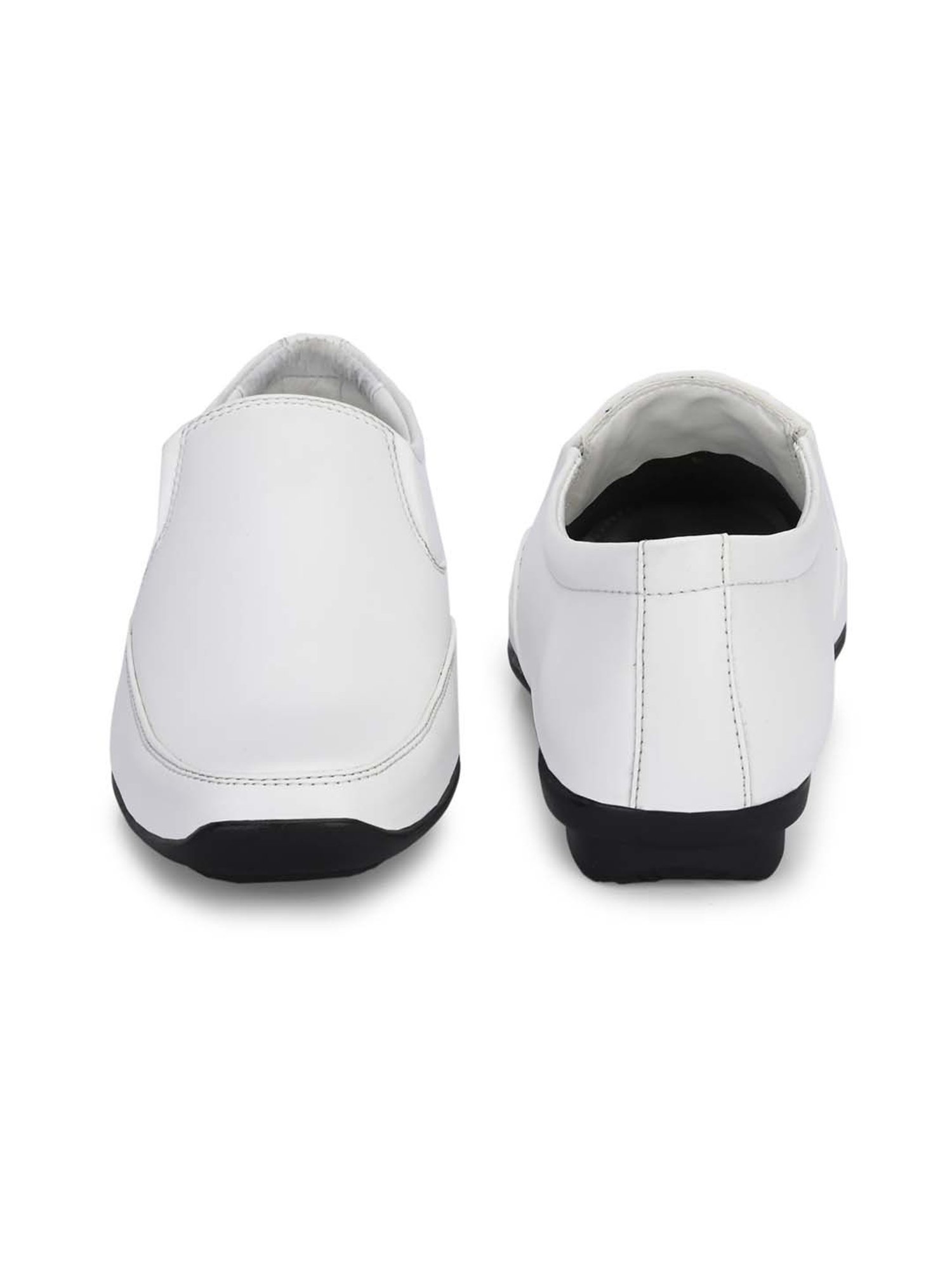 Eego Italy Men's White Formal Loafers