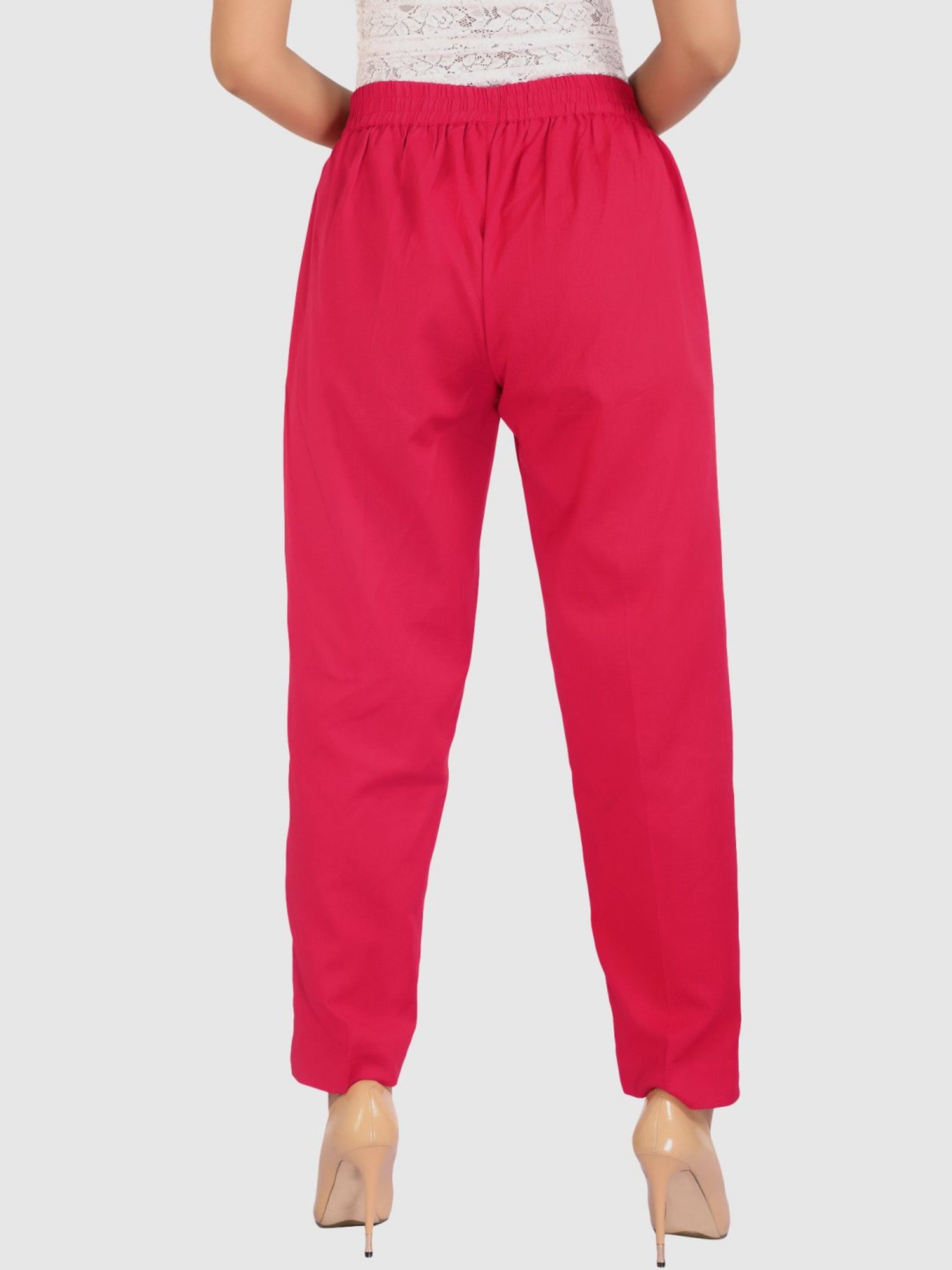 Cotton Culture Hot Pink Cotton Pants