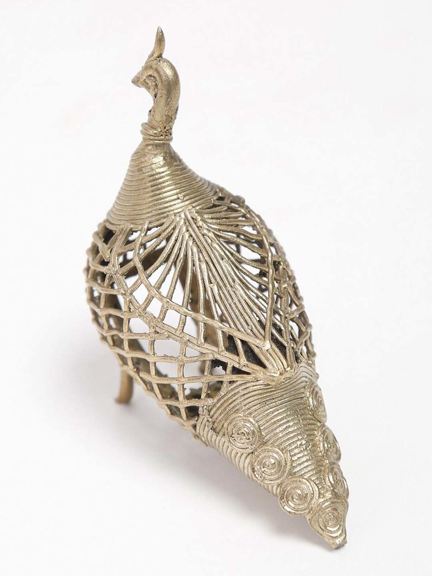 Fabindia Yatan Gold Metal Animal Centerpiece