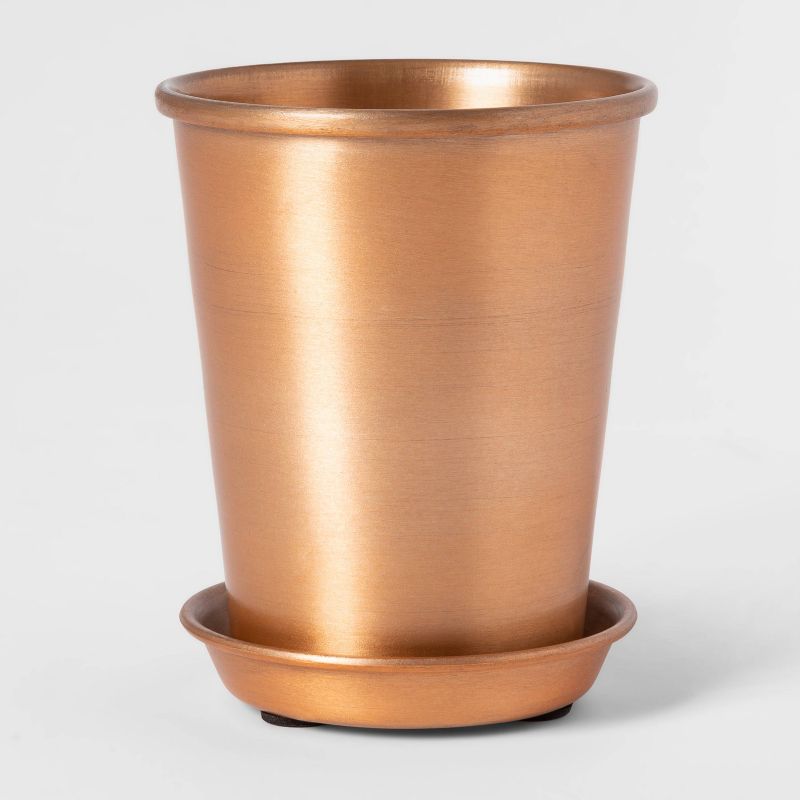 5" x 4" Metal Planter Copper - Smith & Hawken™