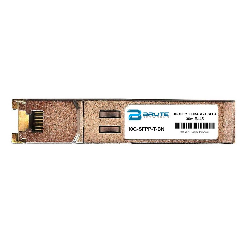 Brocade 10G-SFPP-T - 10/100/1000BASE-T 30m SFP+ (100% Compatible)