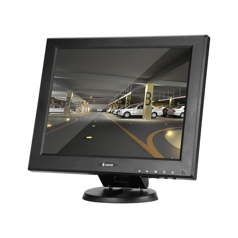 Eyoyo 12 inch 1024x768 TFT LCD HD Monitor HDMI VGA AV BNC For PC CCTV Security