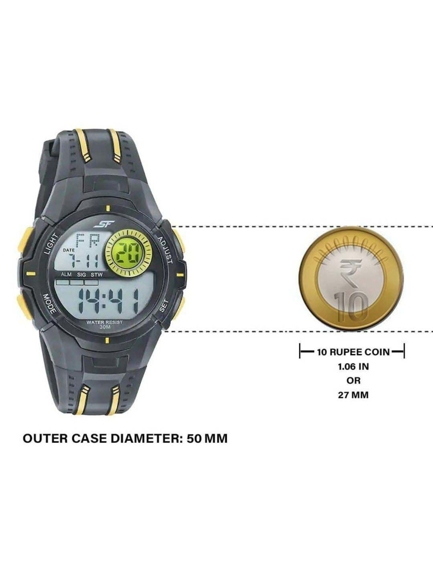 Sonata SF NS77112PP03 Digital Watch for Men