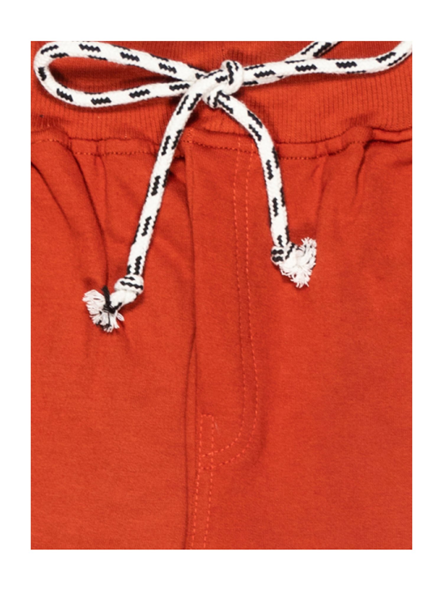 Todd N Teen Kids Rust Cotton Graphic Print Joggers