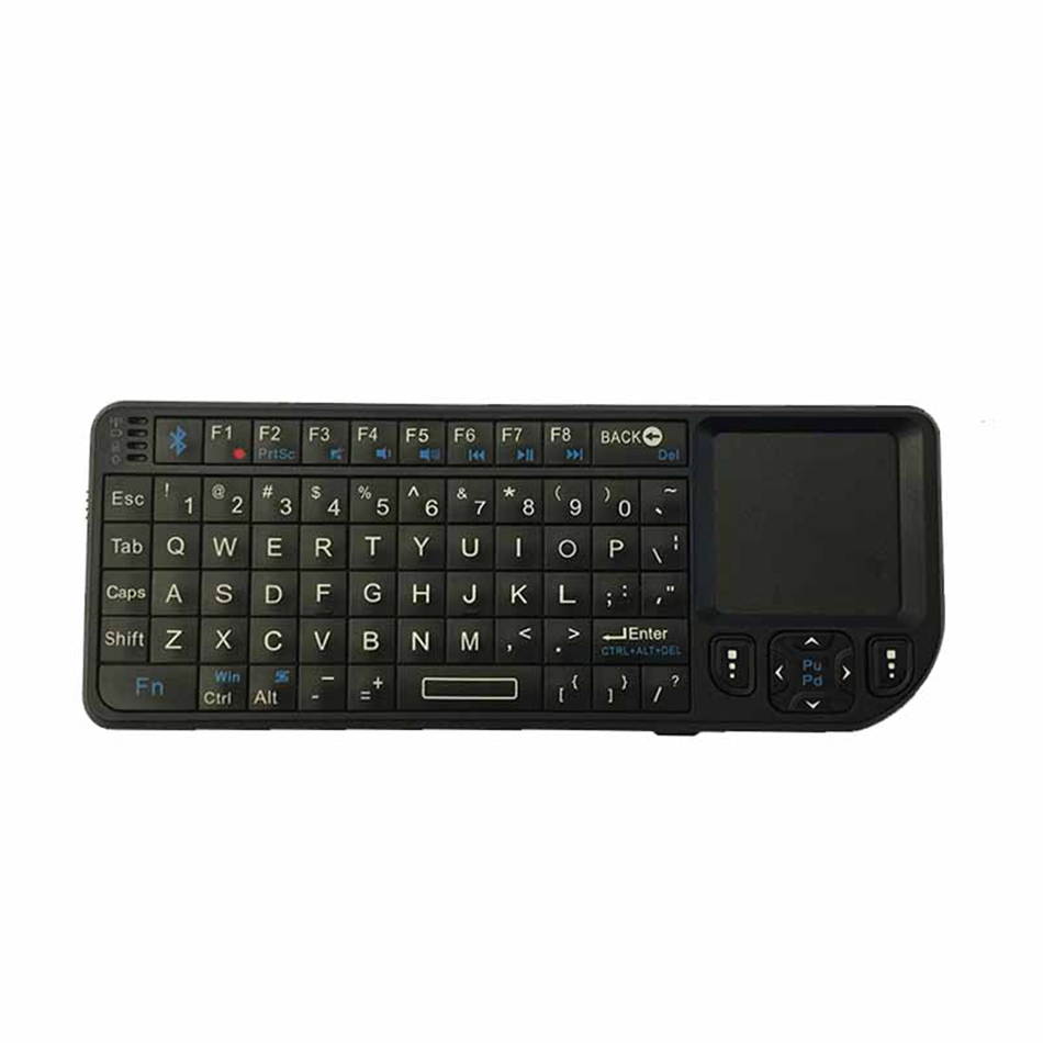 Ultra Mini Wireless Keyboard Bluetooth English Air Mouse Remote Control Touchpad For Android TV Box PAD MINI PC
